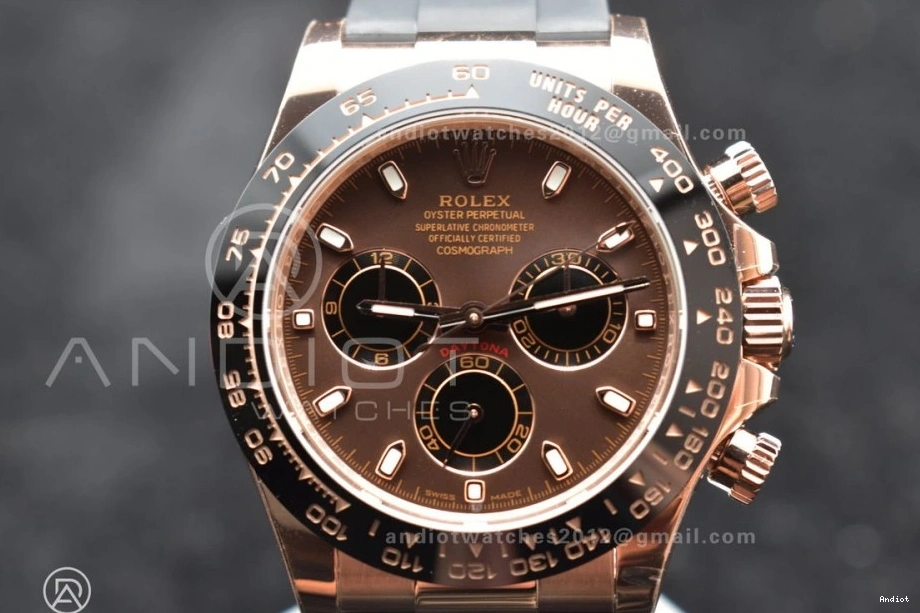 Strap Edition 1:1 Oysterflex 116515 Brown Daytona BTF SA4130 Best on Rubber Dial 1207